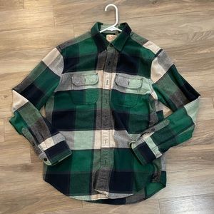 Green American Eagle Flannel
